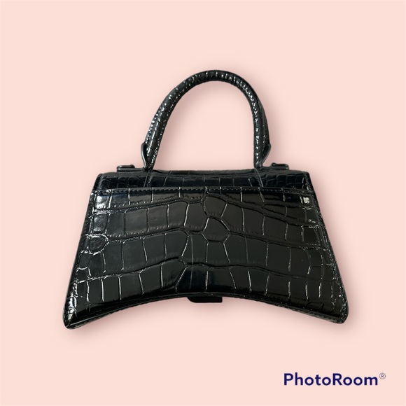 Prestine condition AUTHENTIC Balenciaga Hourglass XS Crocodile purse. - Picture 3 of 6